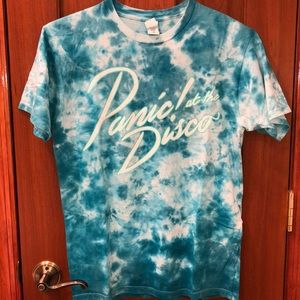 Panic! At The Disco Blue Tie Dye Tee